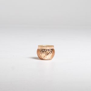 Rose Gold Bubble Votives