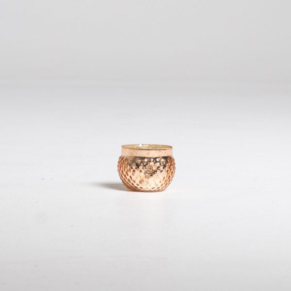 RoseGoldBubbleDottedTealight