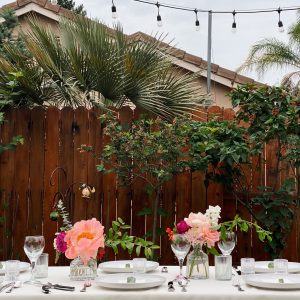 Glass Embossed Bud Vases