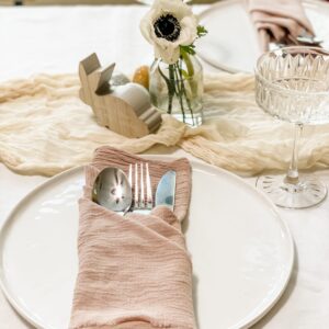 Mauve Gauze Napkins
