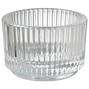 Ribbed Tealight Candleholders
