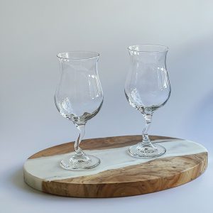 Z stem wine Glass