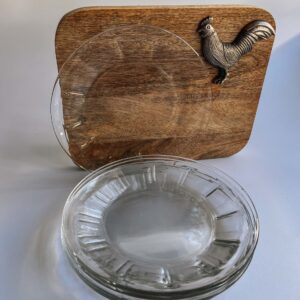 Clear Glass Dessert Plates