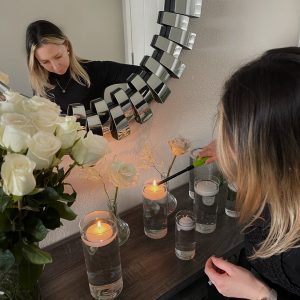 HURRICANE CANDLE HOLDERS-set of 3