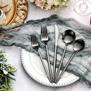 Black Flatware