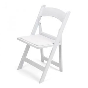 White Resin Folding Chairs