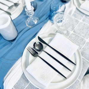 Modern Black Flatware