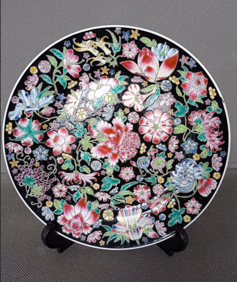 1000Flowers-PlateDessert-8in 1000Flowers-PlateDessert-8in