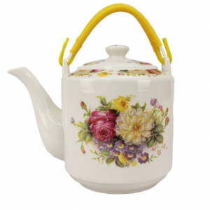 Heavenly Flower Teapot Yellow 68oz