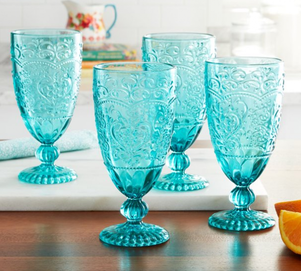 PioneerWoman-AmeliaWaterGobletsTeal PioneerWoman-AmeliaWaterGobletsTeal