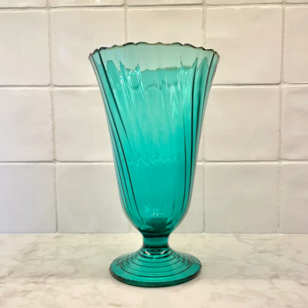 UltramarineVase-BlueGreen-8in