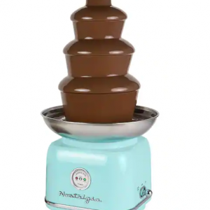 Retro Series 4-Tier Aqua Chocolate Fondue Fountain