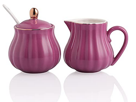 SWEEJAR-CreamSugarBowl-wSpoon-BlueViolet SWEEJAR-CreamSugarBowl-wSpoon-BlueViolet