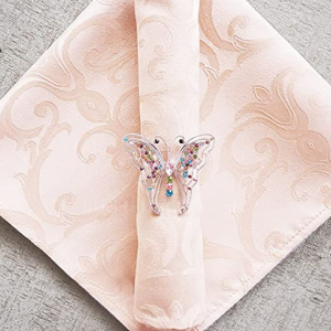 Table Linen Cloth Napkins Damask 20" x 20" Blush Pink