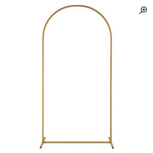 18.9" W x 39.37" D Iron Arbor