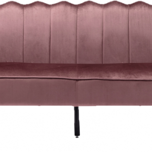Pink Velvet Shell Sofa