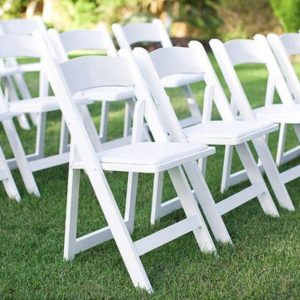 White Resin Chairs