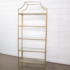 Gold Display Stand 5 shelves