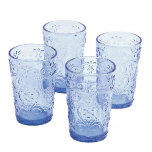 The Pioneer Woman Amelia Blue Tumbler 15.22 Ounce