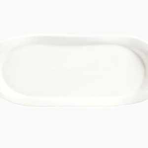 Libbey Slenda White Platter Royal Rideau 14.25"x 5.25"