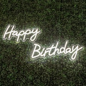 Happy Birthday Neon Sign