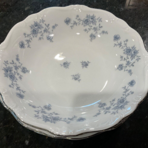 Johann Haviland Blue Garland Coupe Soup Bowl 7 5/8” Bavaria, Germany