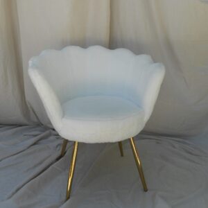 Furry Scalloped Chair