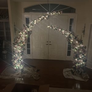 Cherry Blossom Halfmoon Arches