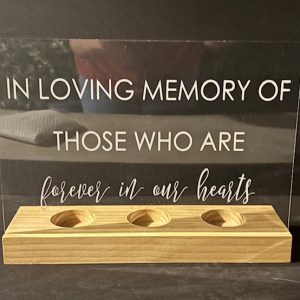 In Loving Memory Sign
